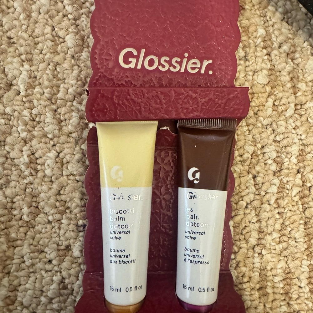 Glossier Balm Dotcom Duo - Biscotti and Espresso